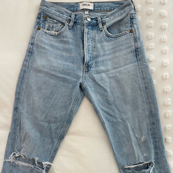 AGOLDE Riley High Rise Straight Jean - Picture 2 of 5